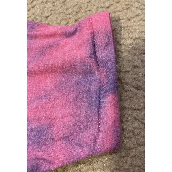 VTG Single Stitch Pink Blue Tie Dye Short Sleeve T Shirt Made In USA Size Medium - Picture 3 of 6